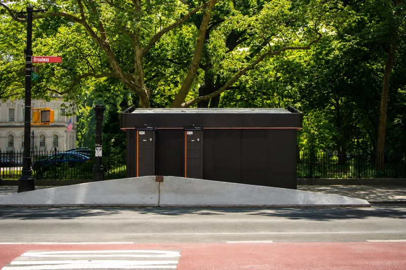 Two Swobbee Stations on Broadway in Lower Manhattan